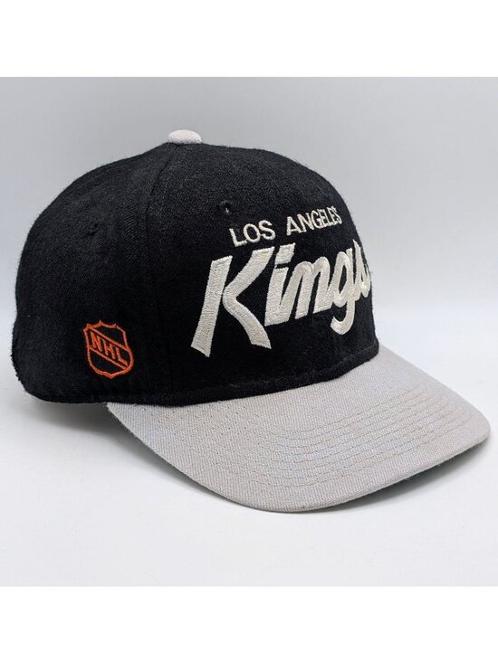 Sports Specialties Other - Vintage Los Angeles Kings Fitted Script Wool Hat 90s NHL Ice Hockey Size 6 5/8